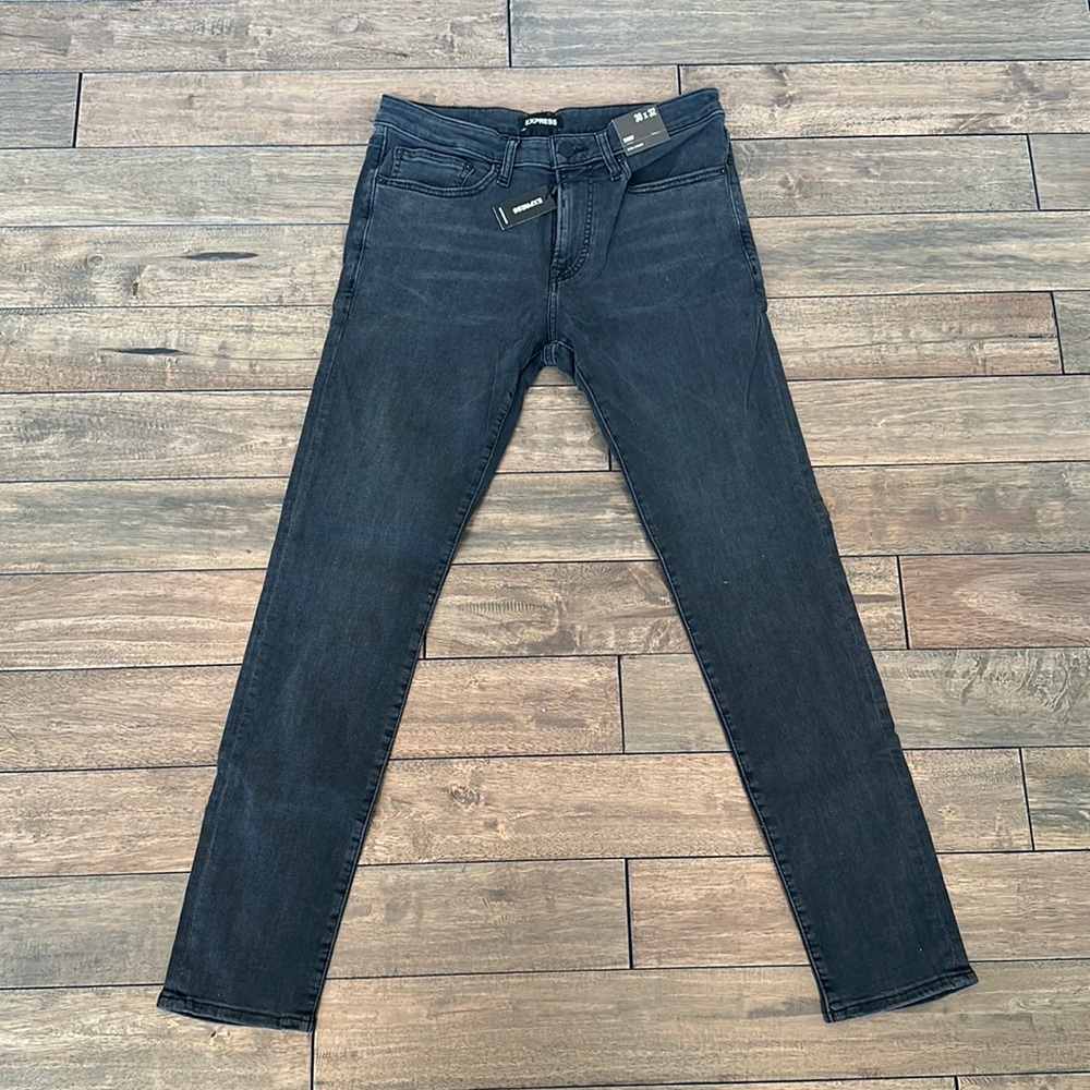 Express Men’s Black Skinny Jeans